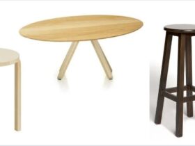 Wood end tables