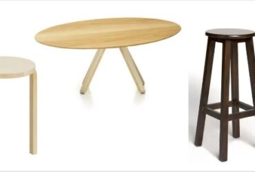 Wood end tables